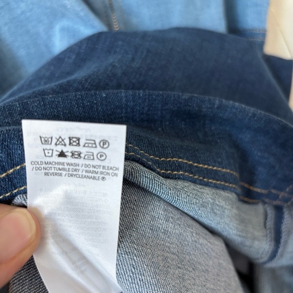 Biden Blue Hotch Denim Midi Dress Size 4P NWT - Picture 7 of 7